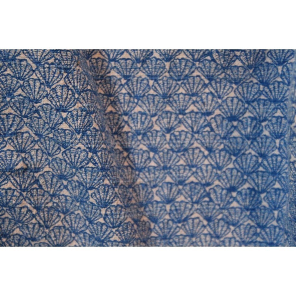 ✨2/$20 Cartonnier Sea Shell Print Charlie Trouser Pants Blue White 6 H14473 - Picture 8 of 16